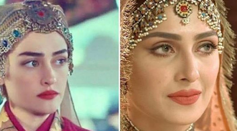 Ayeza Khan or Esra Bilgic aka Halime Sultan of Turkish drama Ertugrul  Ghazi: Who is more stunning?