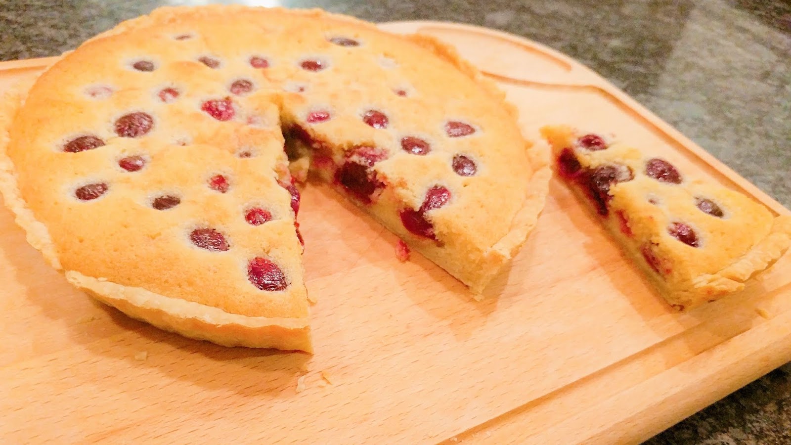 Cherry Almond Tart (Frangipane)