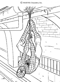 spiderman coloring pictures