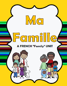 One Teacher's Adventures: New Products!! La Famille French Unit and ...