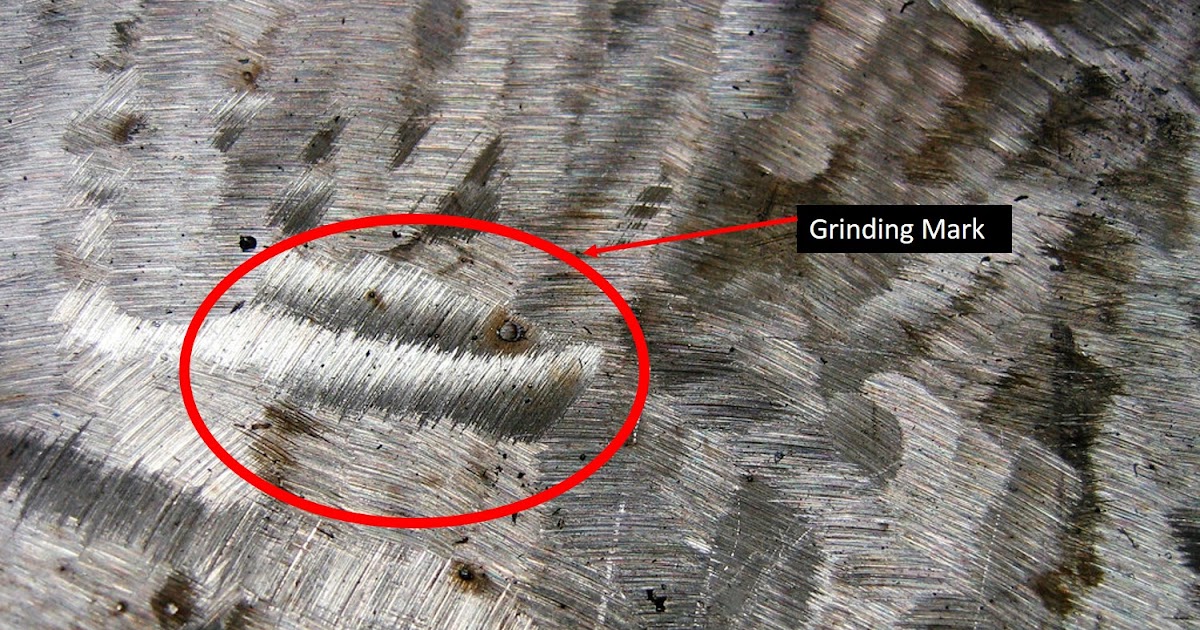 Integrated Weld Defect Grinding Mark