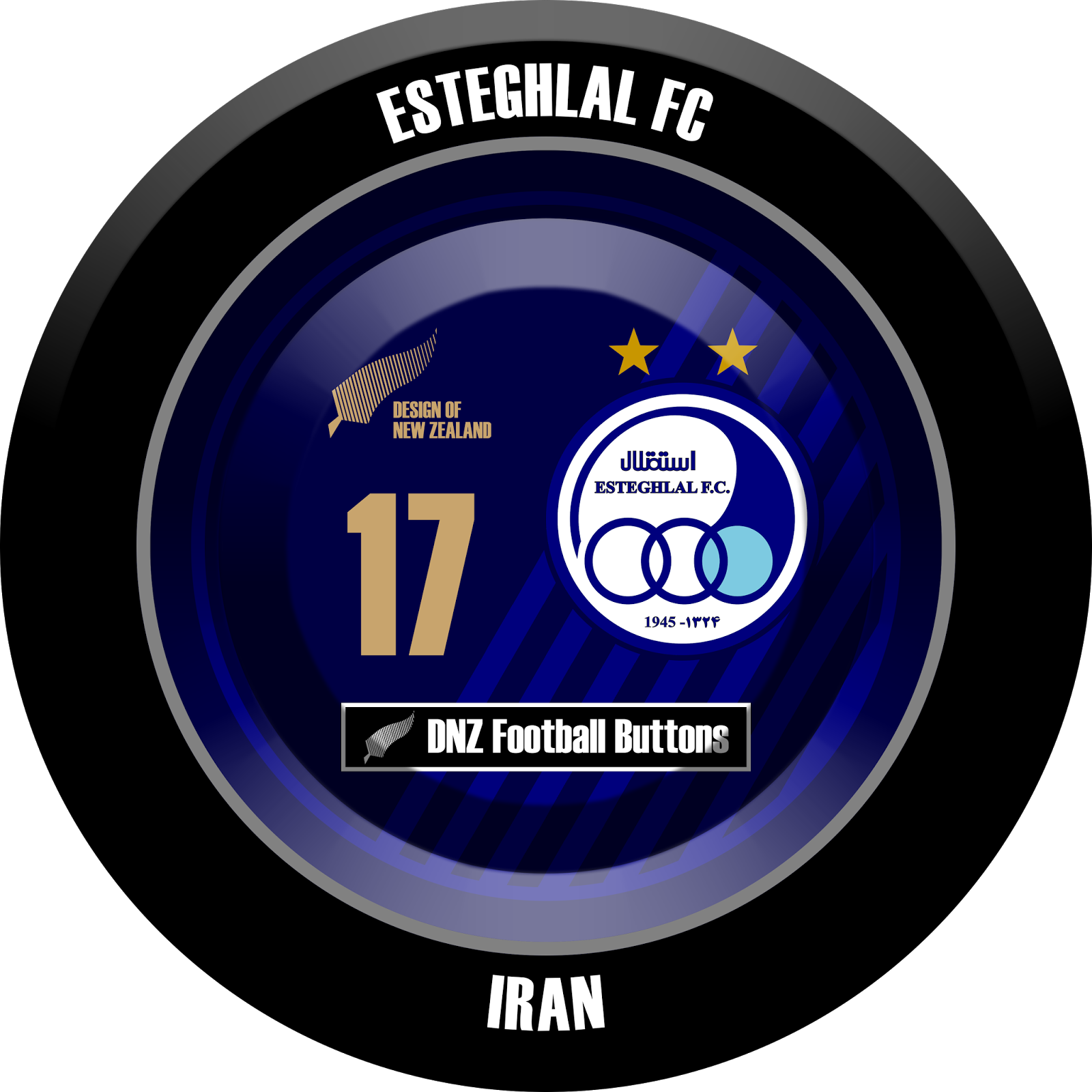 DNZ Football Buttons: Esteghlal FC