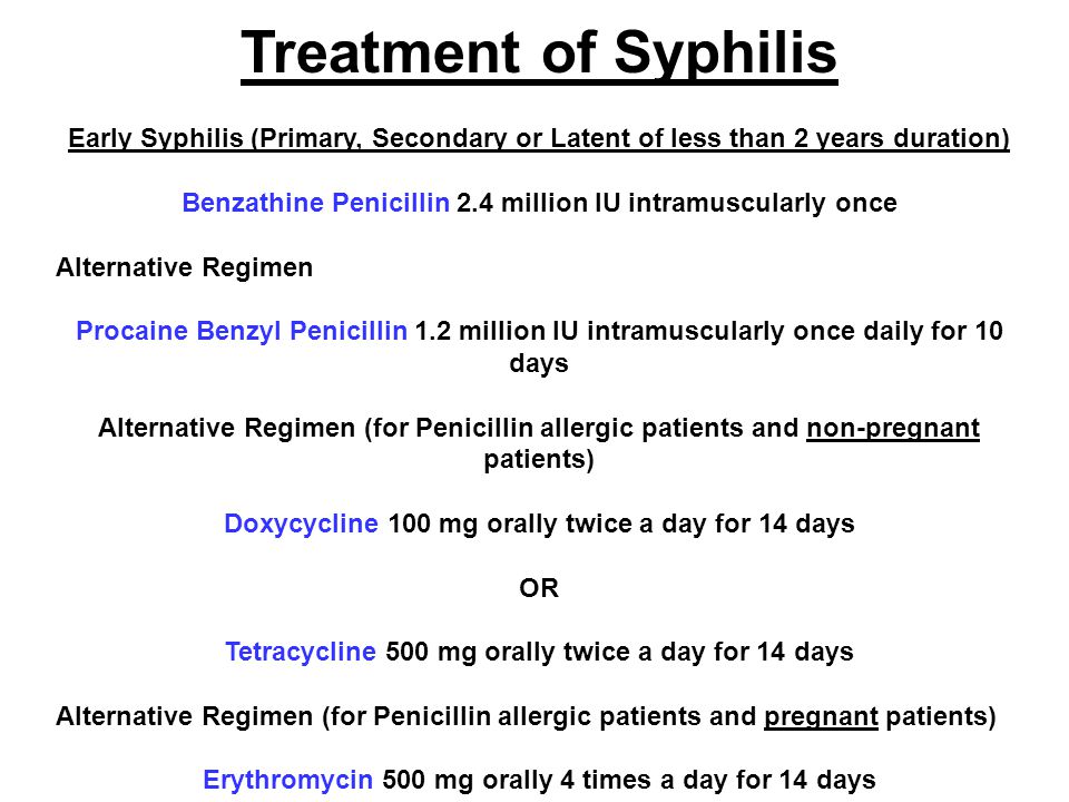 Syphilis Sexually transmitted diseases