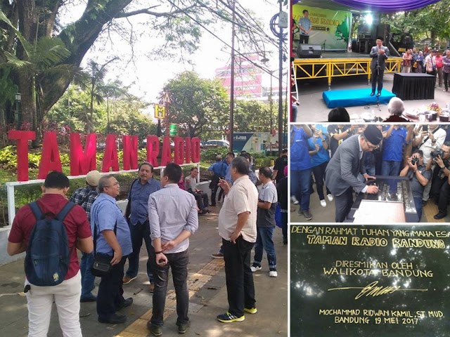 Taman Radio, Tempat Ngumpul dan Event Para Pegiat Broadcasting di Jalan Dago