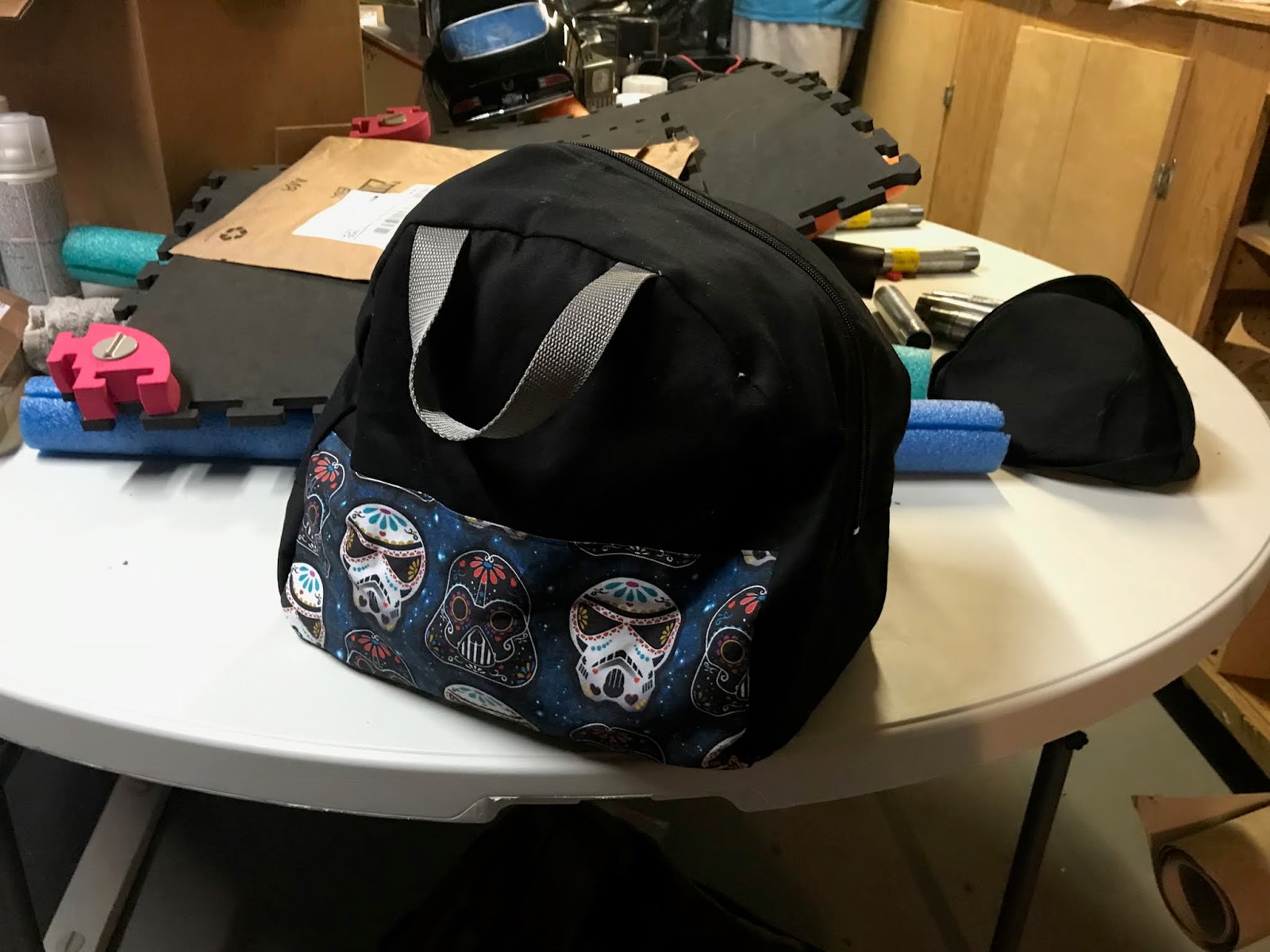 My Descent Into Nerdness Free Helmet Bag Pattern