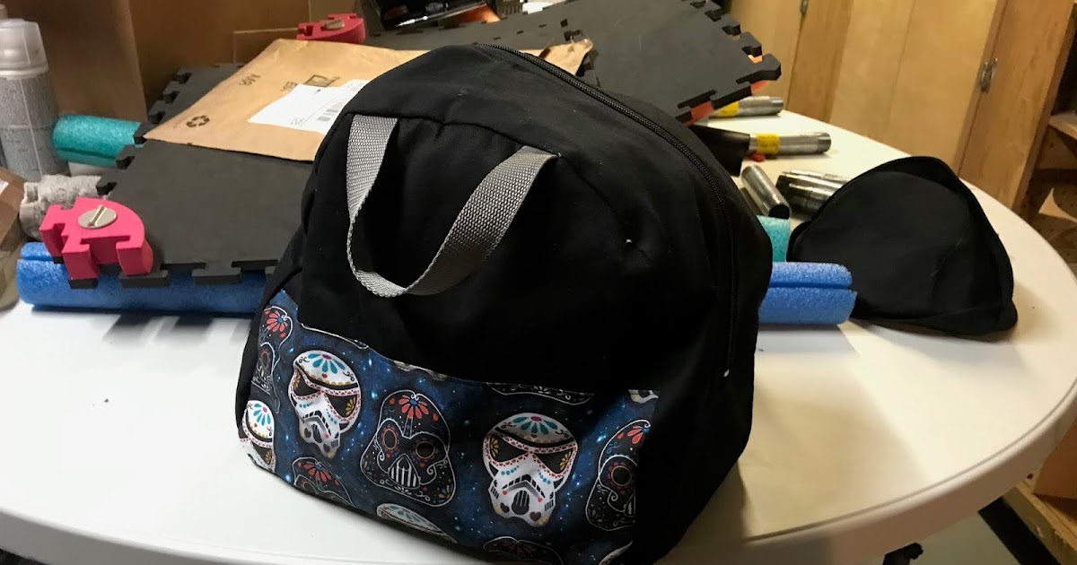 My Descent Into Nerdness Free Helmet Bag Pattern