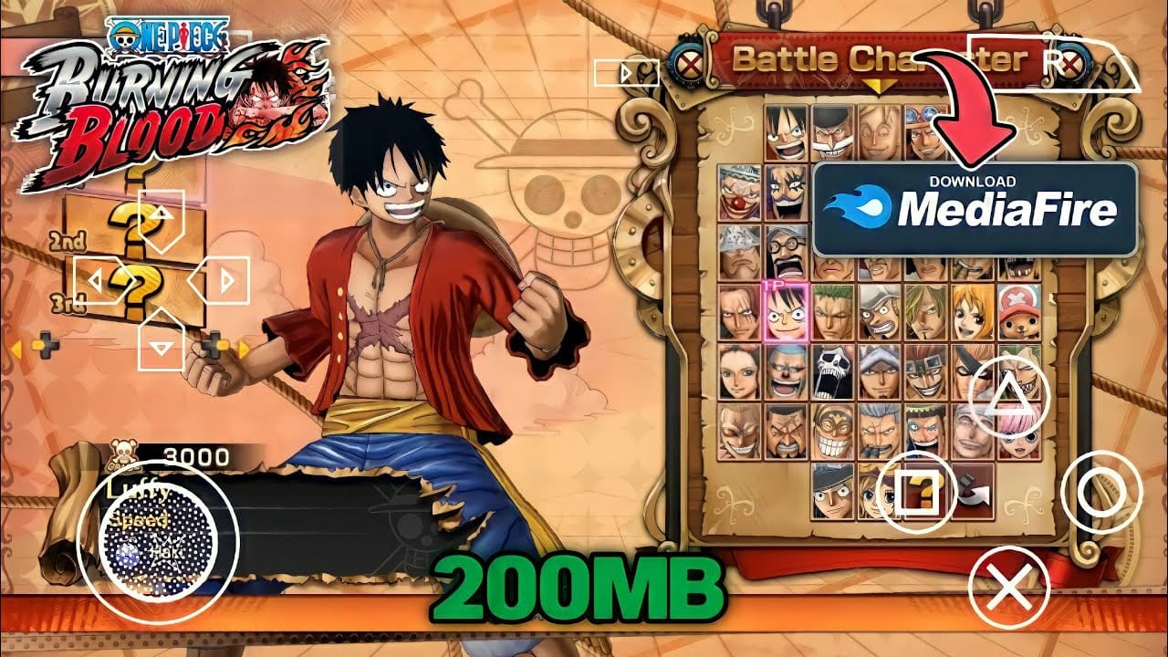 Comment Télécharger Le Jeu One Piece Burning Blood Ppsspp Android Hors  Ligne - Izanami.Top