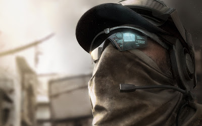 Tom Clancy Ghost Recon Soldier with Sunglasses and Mouth Mask HD Wallpaper