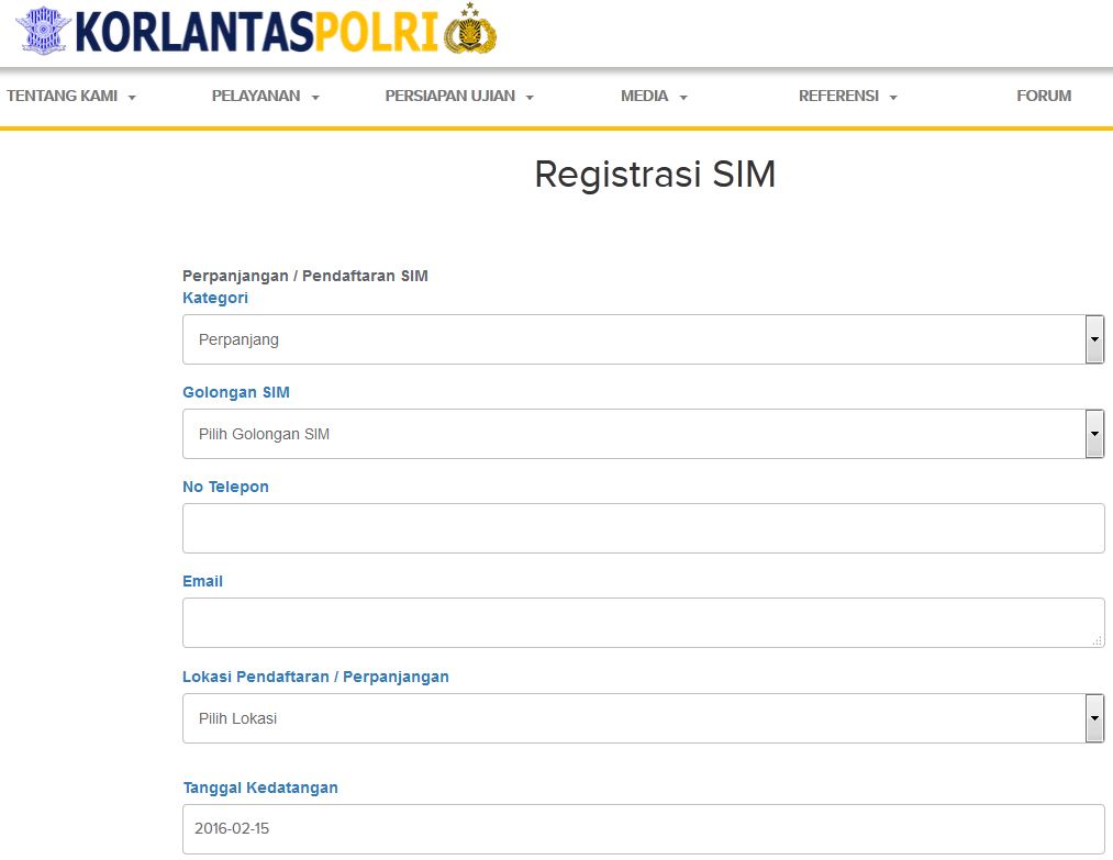 Daftar Kota Perpanjangan SIM Online Cara Membuat SIM