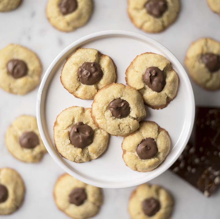 Protein Treats By Nicolette Chocolate Toffee Thumbprint Cookies