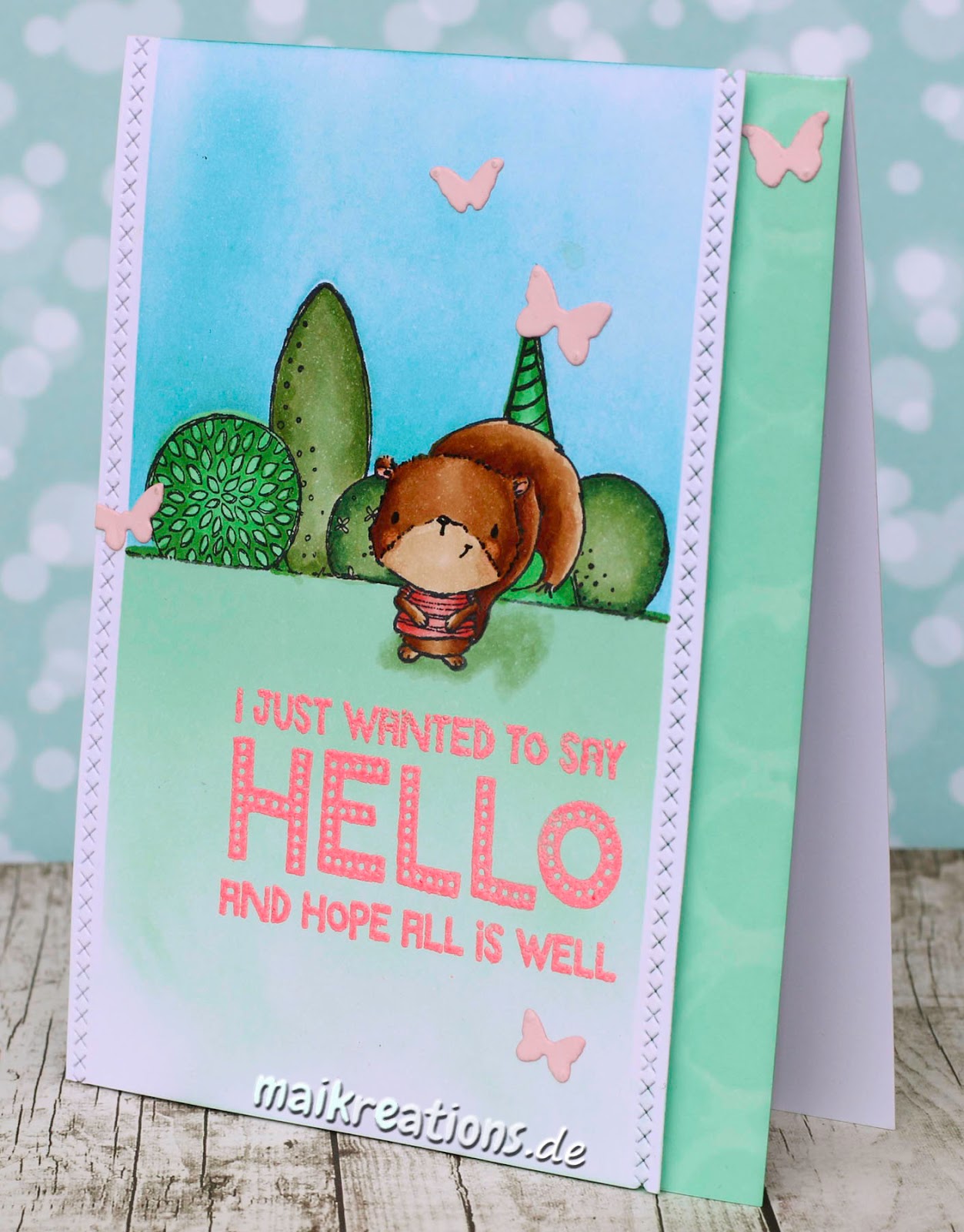 Maikreations A Quick Hello With Sammy The Squirrel