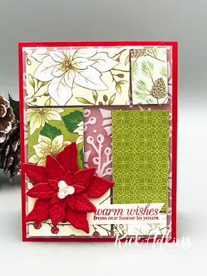 Easy Layered Card using Poinsettia Petals Stamp Set from Stampin' Up! by Rick Adkins