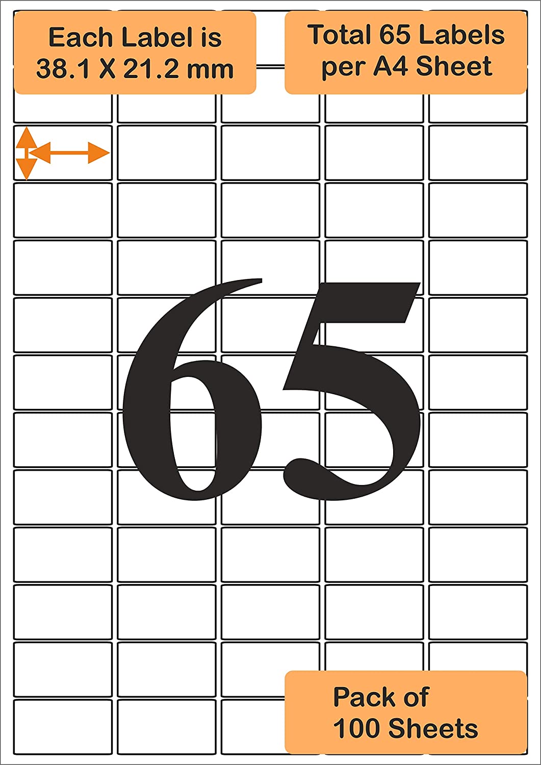 Compare Price A4 Sheet Self Adhesive Label Oddy Novajet VCR Desmat