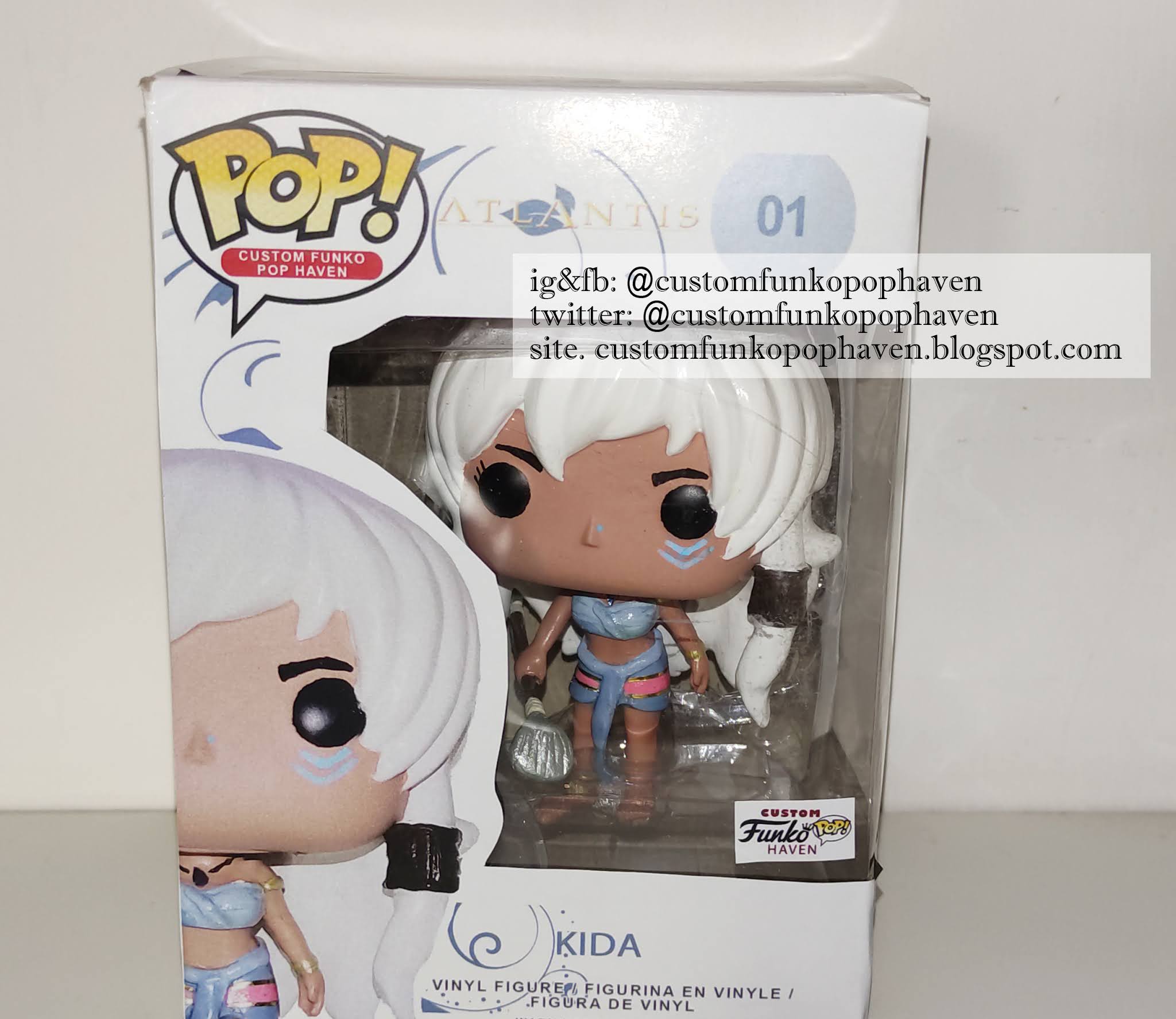 Custom Funko Pop of Kida from Atlantis