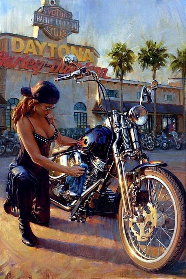 David Uhl "Women of Harley-Davidson" - официально лицензированный...