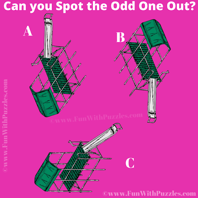 Odd One Out Picture Puzzle for Teens: Slider Sleuth