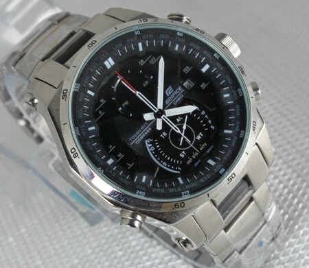 EDIFICE EQW-A1200 SILVER-HITAM- GROSIR SUPPLIER JAM TANGAN PRIA DAN JAM TANGAN WANITA MURAH