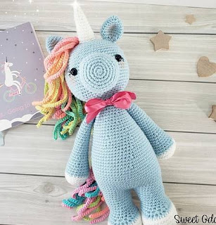 PATRON GRATIS UNICORNIO AMIGURUMI 45118