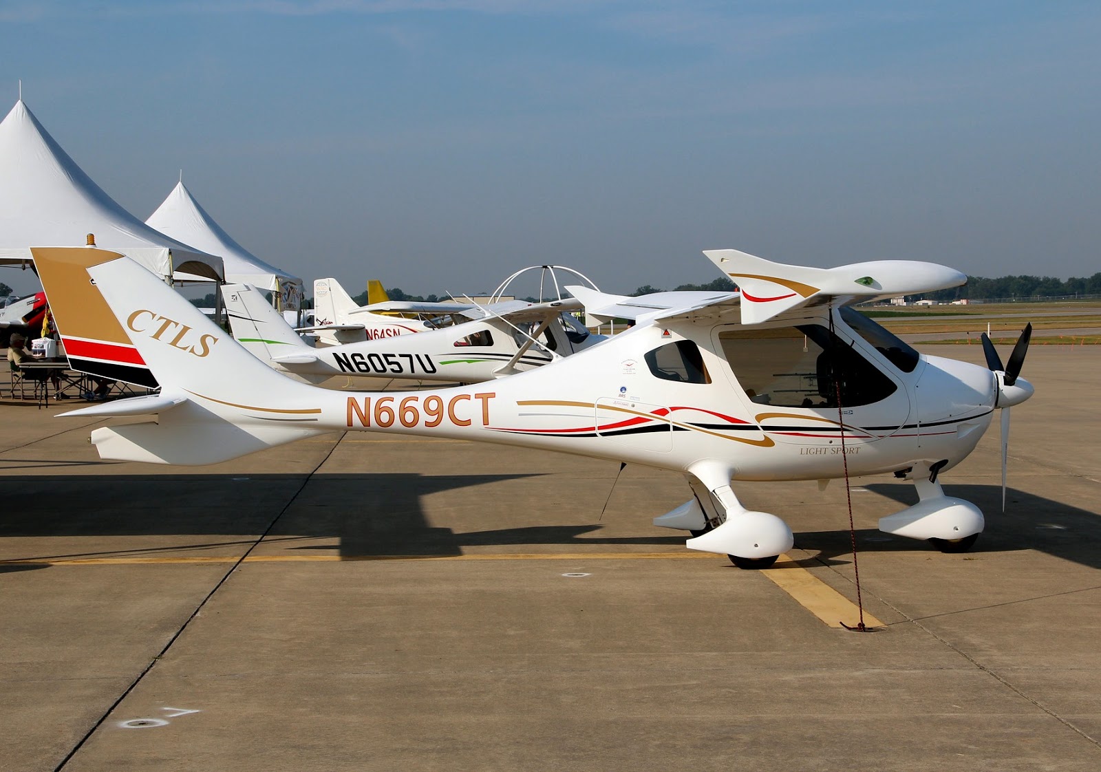 The Aero Experience Variety of Light Sport Aircraft Displayed at Plane