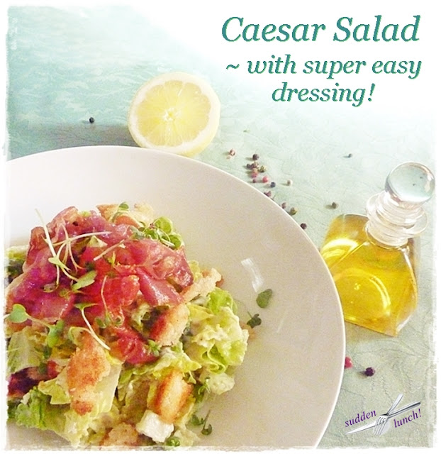 caesar salad prosciutto easy caesar dressing