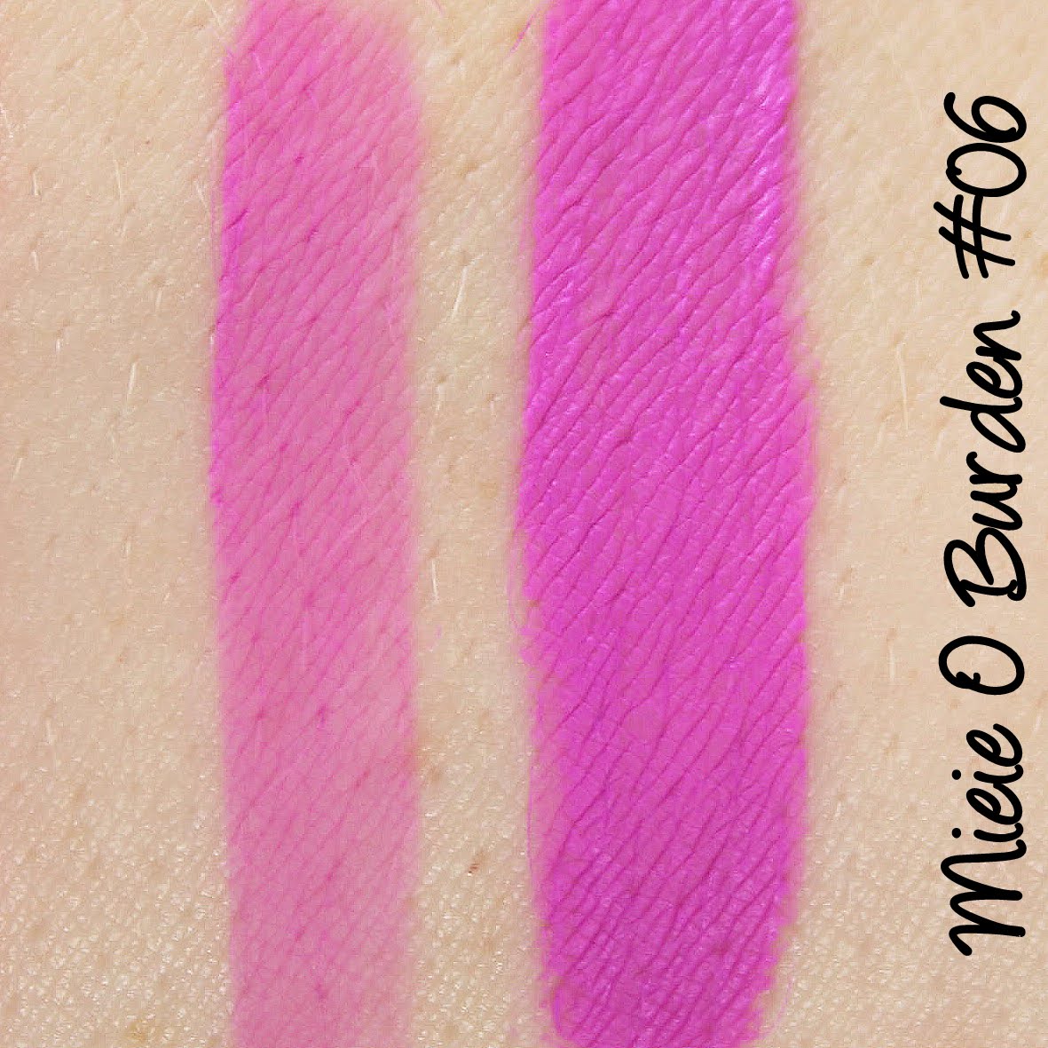 Miei O Burden Moisturizing Lipgloss #06 Swatches & Review