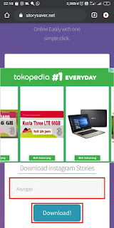 Cara Download Instastory Tanpa Aplikasi- Storysaver1