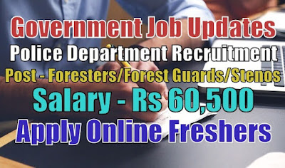 Police Department Recruitment 2020