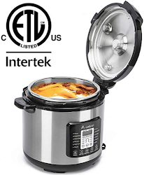 cooker pressure multi aobosi 8qt slow electric steamer yogurt rice maker sealing pot cooking extra steel rack appliancebee housing cookbook