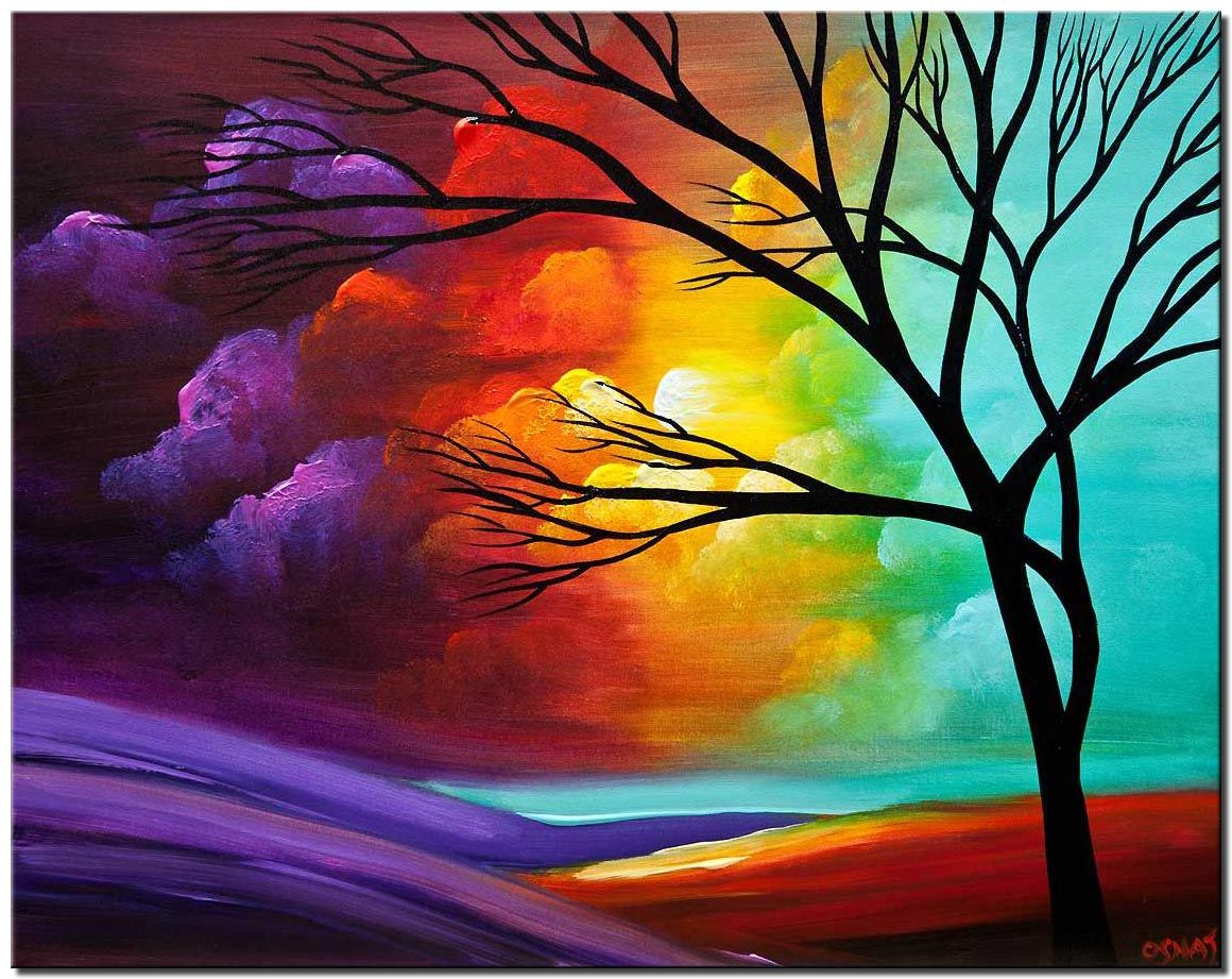 50+ Beautiful Tree Painting Ideas for Inspiration