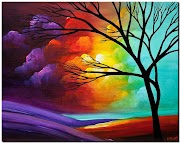 50+ Beautiful Tree Painting Ideas for Inspiration