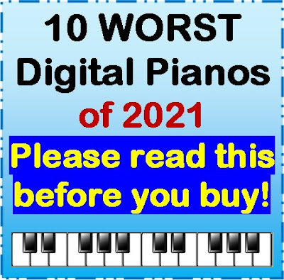 10 worst Digital Pianos 2021