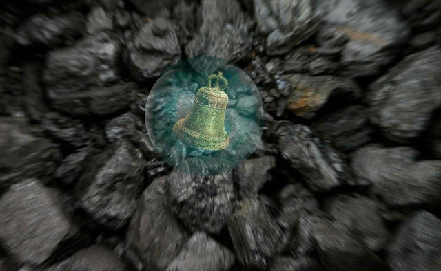 bell found in coal bell found in coal