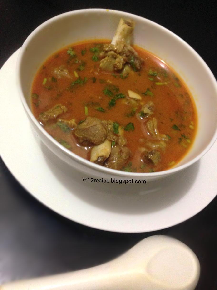 Mutton Soup Recipe Book