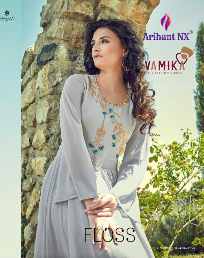 Arihant nx Floss Georgette party wear Gown