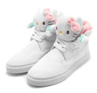 Hello Kitty white plush Sneakers soft toy shoes