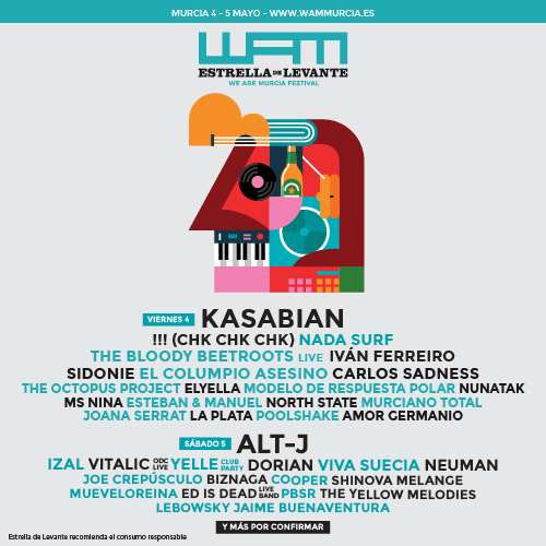 After Musiic WAM Festival desvela el line up por días y pondrá a la