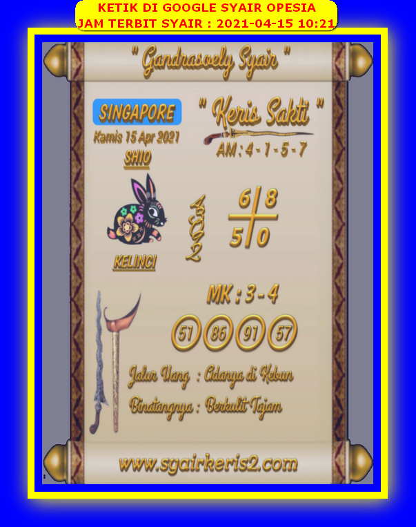 PREDIKSI SGP YOHII