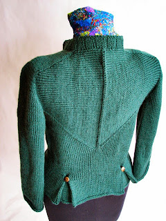 Knitted Military Inspired Multi-Directional Jacket
