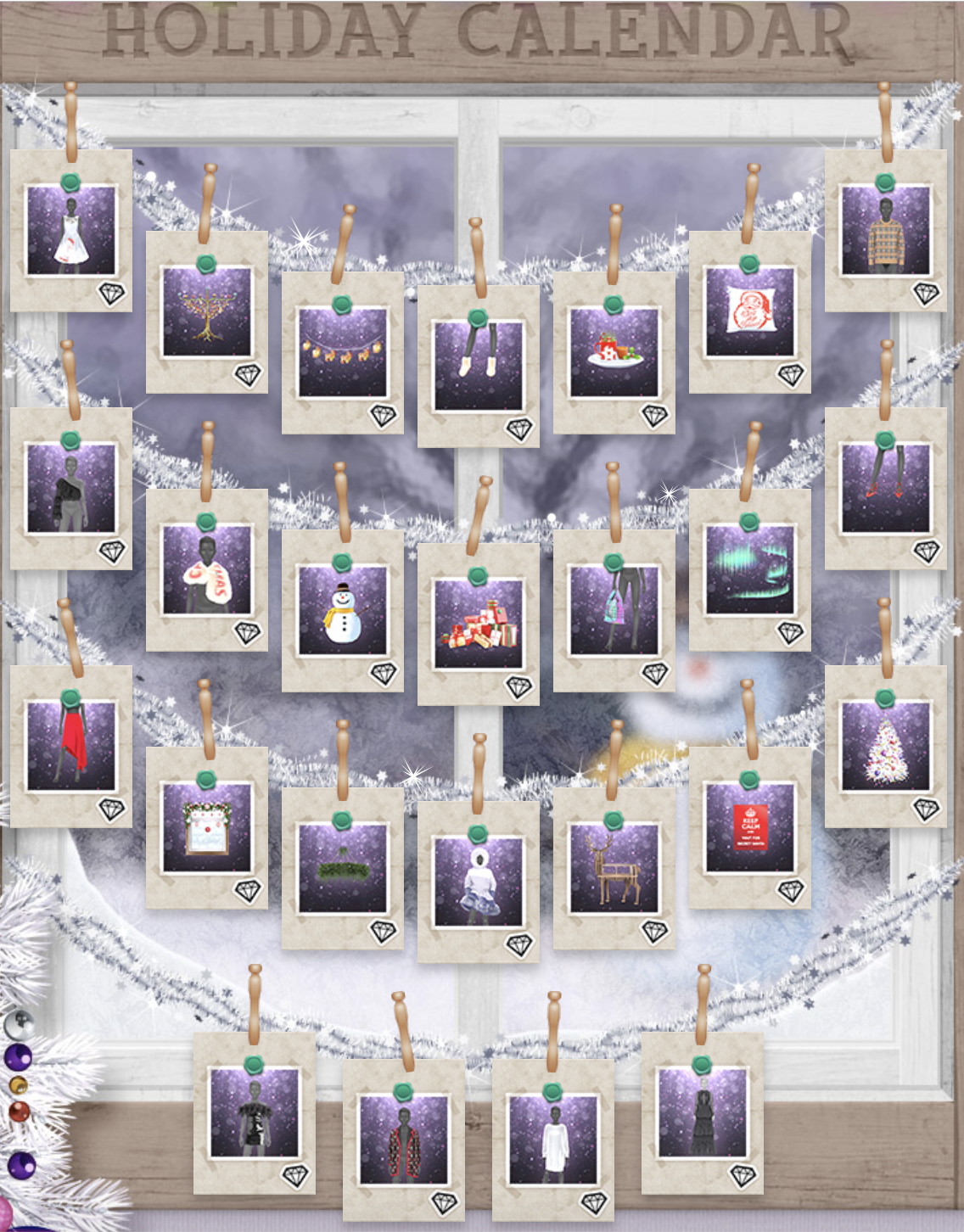 Final Calendar Item Stardoll's Most Wanted...