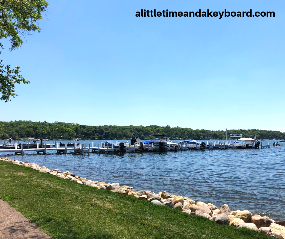 A Little Time and a Keyboard Geneva Lake Views Fuel a Tranquil Day in