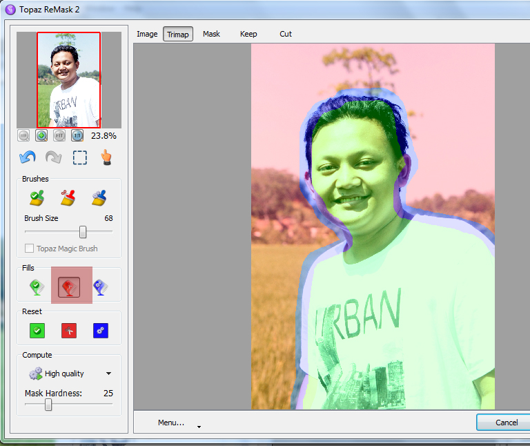 Cara memotong objek dengan cepat di photoshop