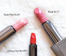 Burberry Lip Velvet Lipstick Military Red Swatch