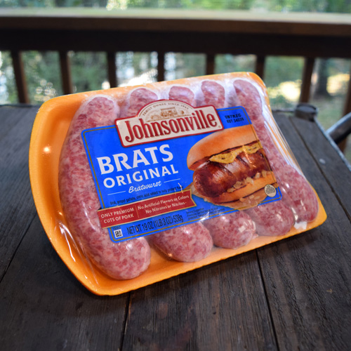 Oostburger Pretzel Sliders featuring Johnsonville original bratwursts