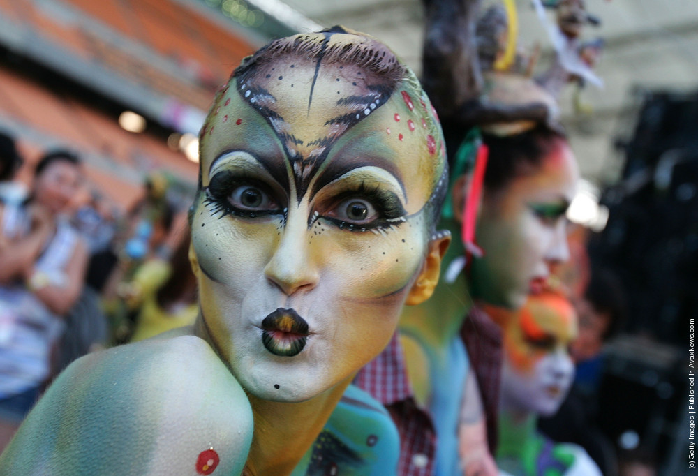 Best Hd Wallpapers collection: Hot Body Painting Wallpapers Hd