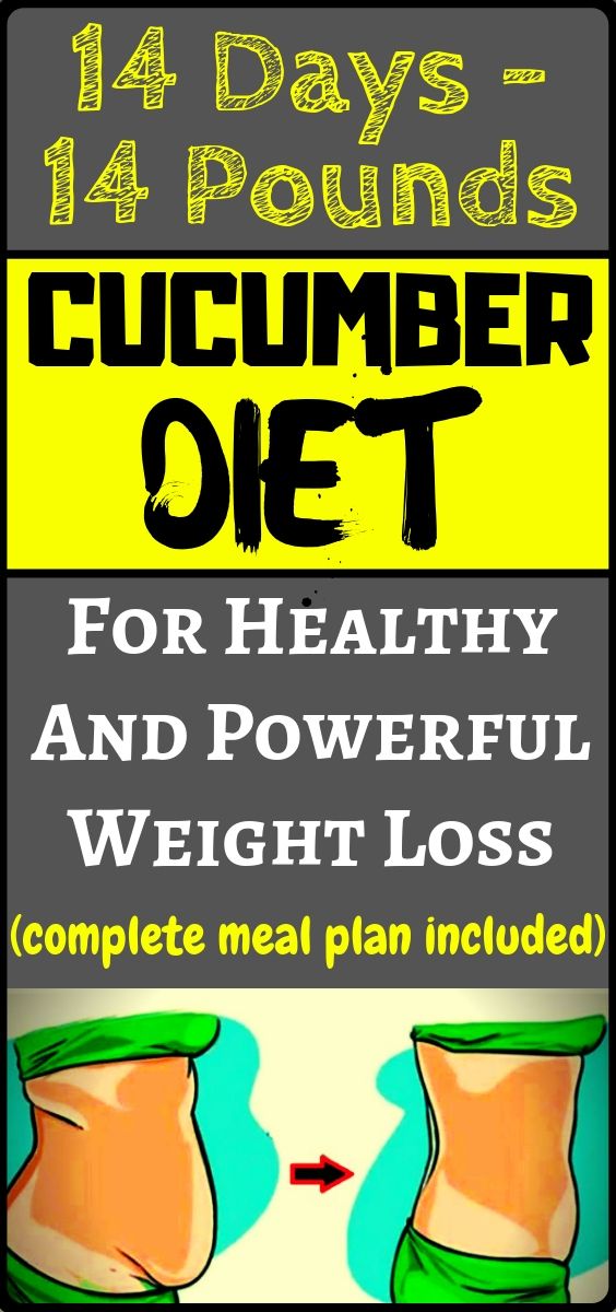 Cucumber Diet For Weight Loss Lose 14 Pounds In 14 Days! Healthy