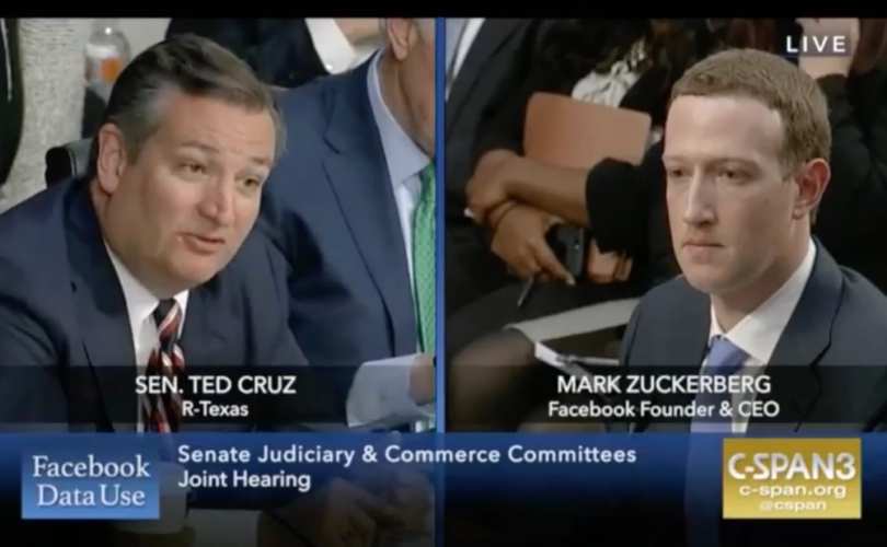 Mark Zuckerberg and ted cruz conservatives - conservadores