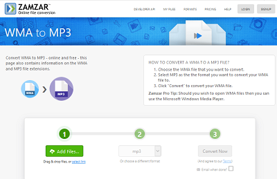 Convertir WMA en MP3