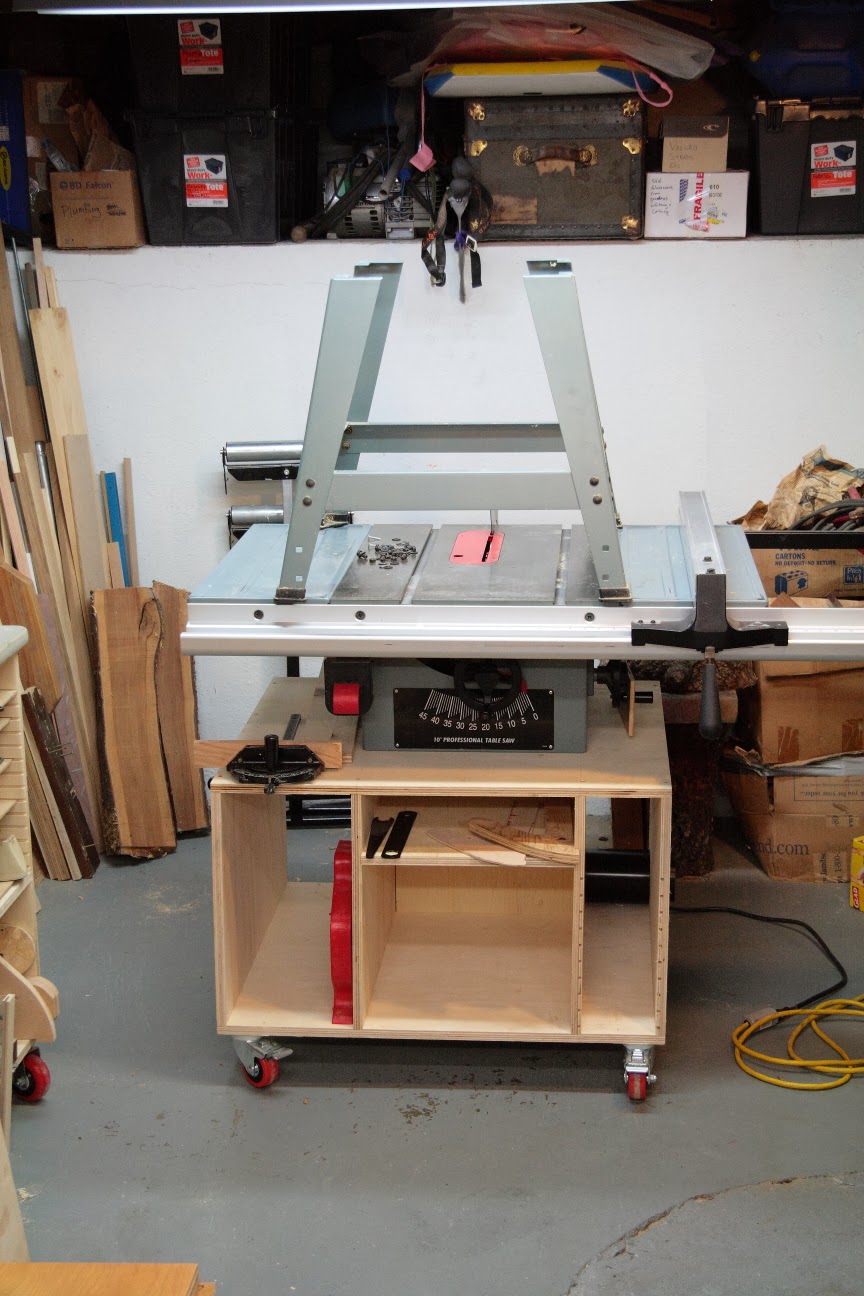Made by John Mobile Base / Storage Cart for Contractor Table Saw