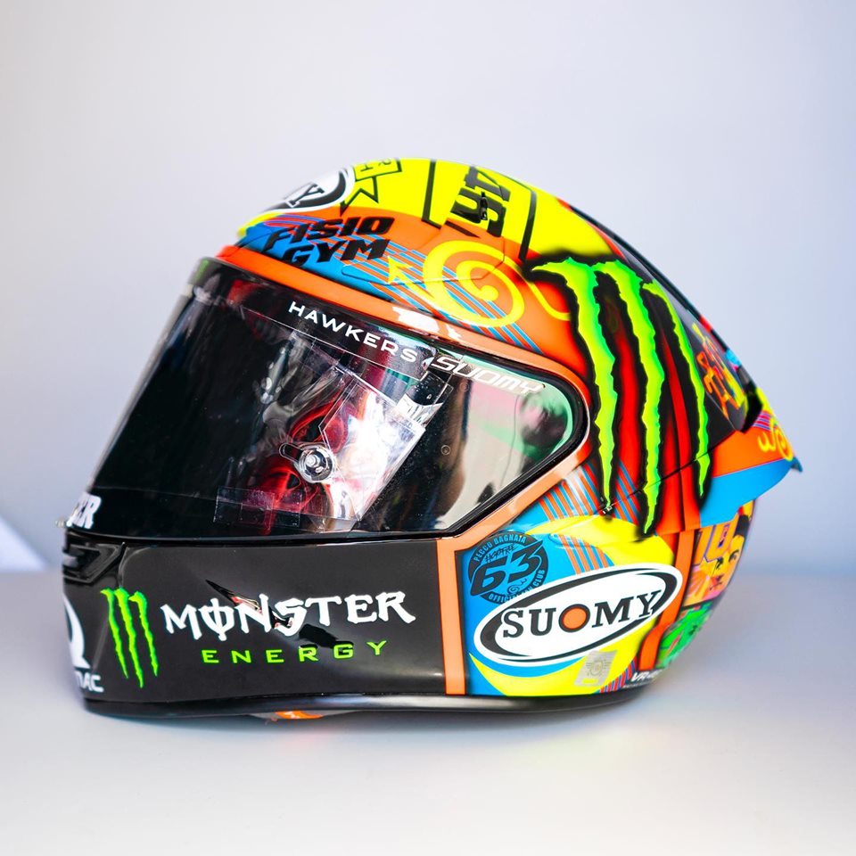 Racing Helmets Garage: Suomy SR-GP F.Bagnaia Misano 2019 by Starline