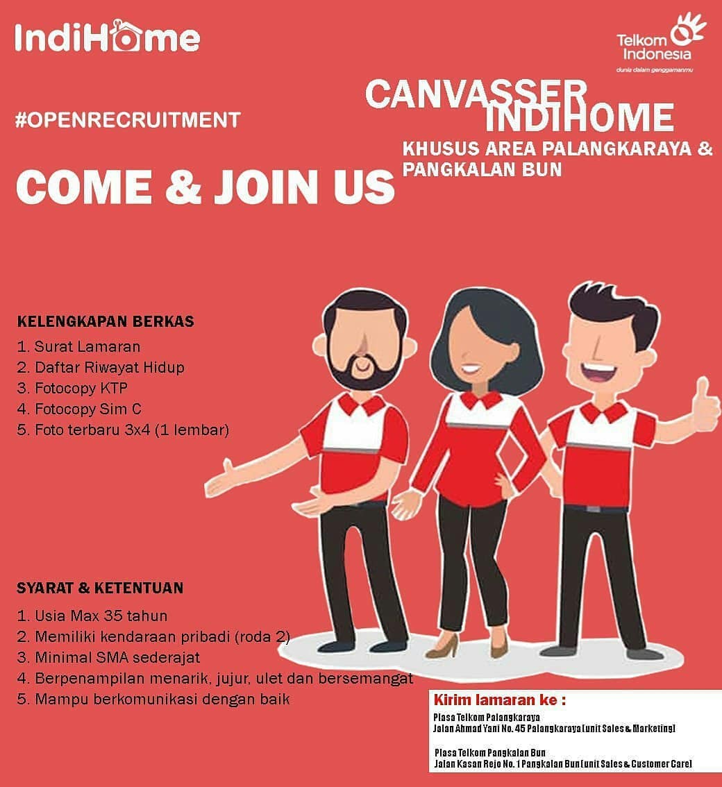 Lowongan Kerja Canvasser Indihome 2019 Lowongan Kerja